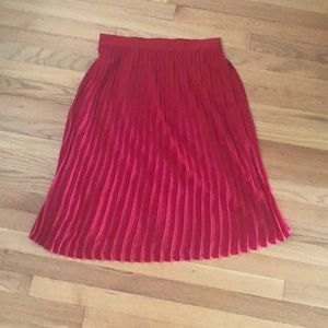 A New Day (Target) red pleat skirt